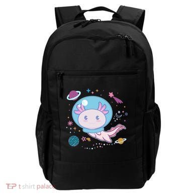 Cute Space Galaxy Astronaut Axolotl Backpack