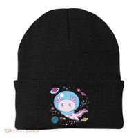 Cute Space Galaxy Astronaut Axolotl Beanie thumb 0