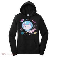 Cute Space Galaxy Astronaut Axolotl Women's Hoodie thumb 0