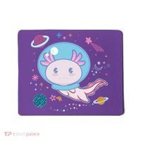 Cute Space Galaxy Astronaut Axolotl Mousepad thumb 0