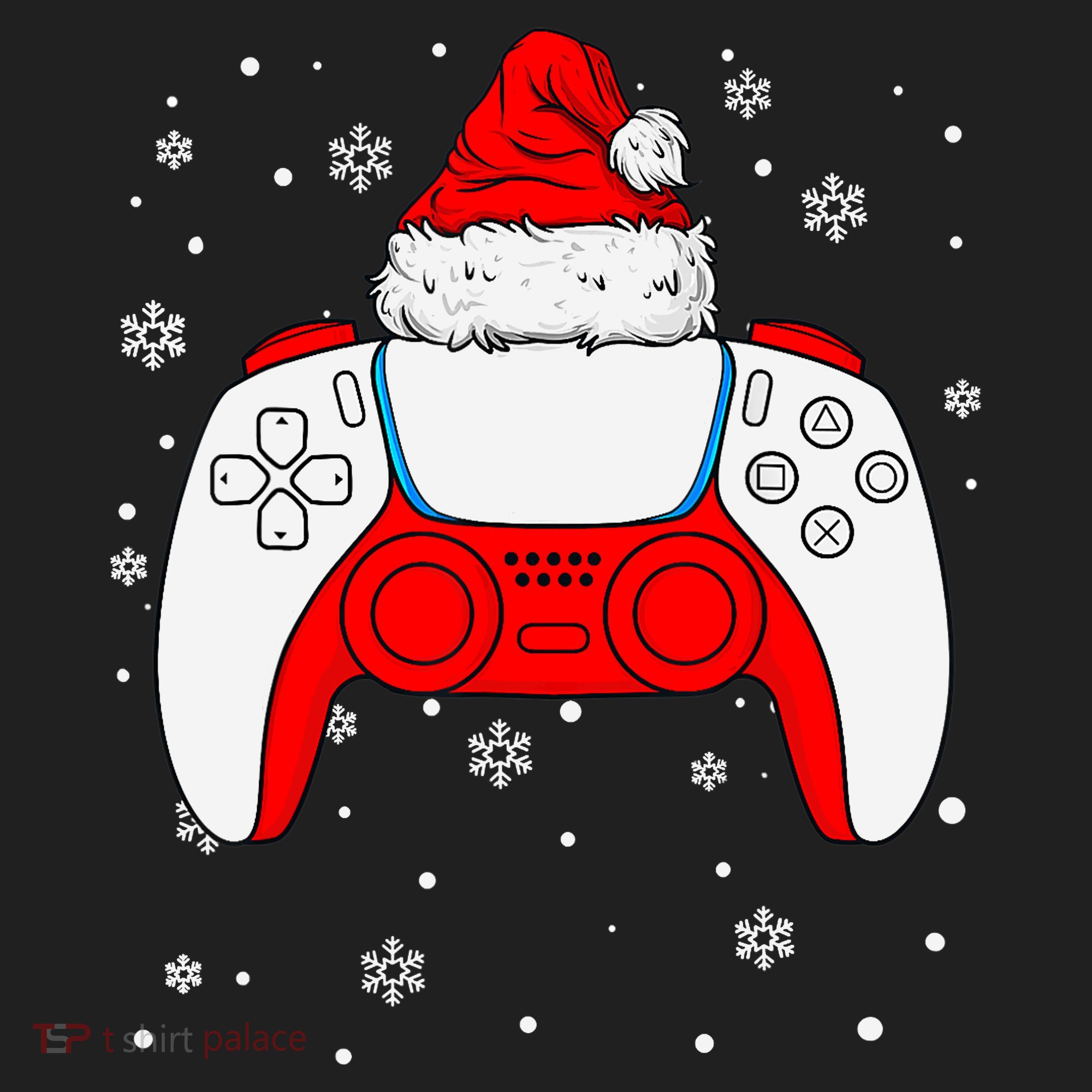 Christmas Santa Gamer Controller Boys Teens Gaming Xmas Tumbler