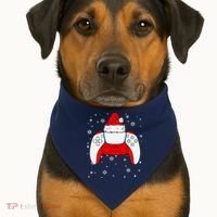 Christmas Santa Gamer Controller Boys Teens Gaming Xmas USA-Made Doggie Bandana thumb 1