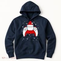 Christmas Santa Gamer Controller Boys Teens Gaming Xmas Hoodie thumb 0