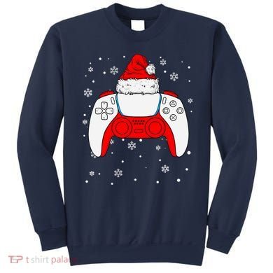 Christmas Santa Gamer Controller Boys Teens Gaming Xmas Sweatshirt