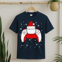 Christmas Santa Gamer Controller Boys Teens Gaming Xmas T-Shirt thumb 2