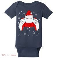 Christmas Santa Gamer Controller Boys Teens Gaming Xmas Baby Bodysuit thumb 0