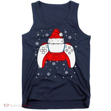 Christmas Santa Gamer Controller Boys Teens Gaming Xmas Tank Top