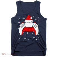 Christmas Santa Gamer Controller Boys Teens Gaming Xmas Tank Top thumb 0