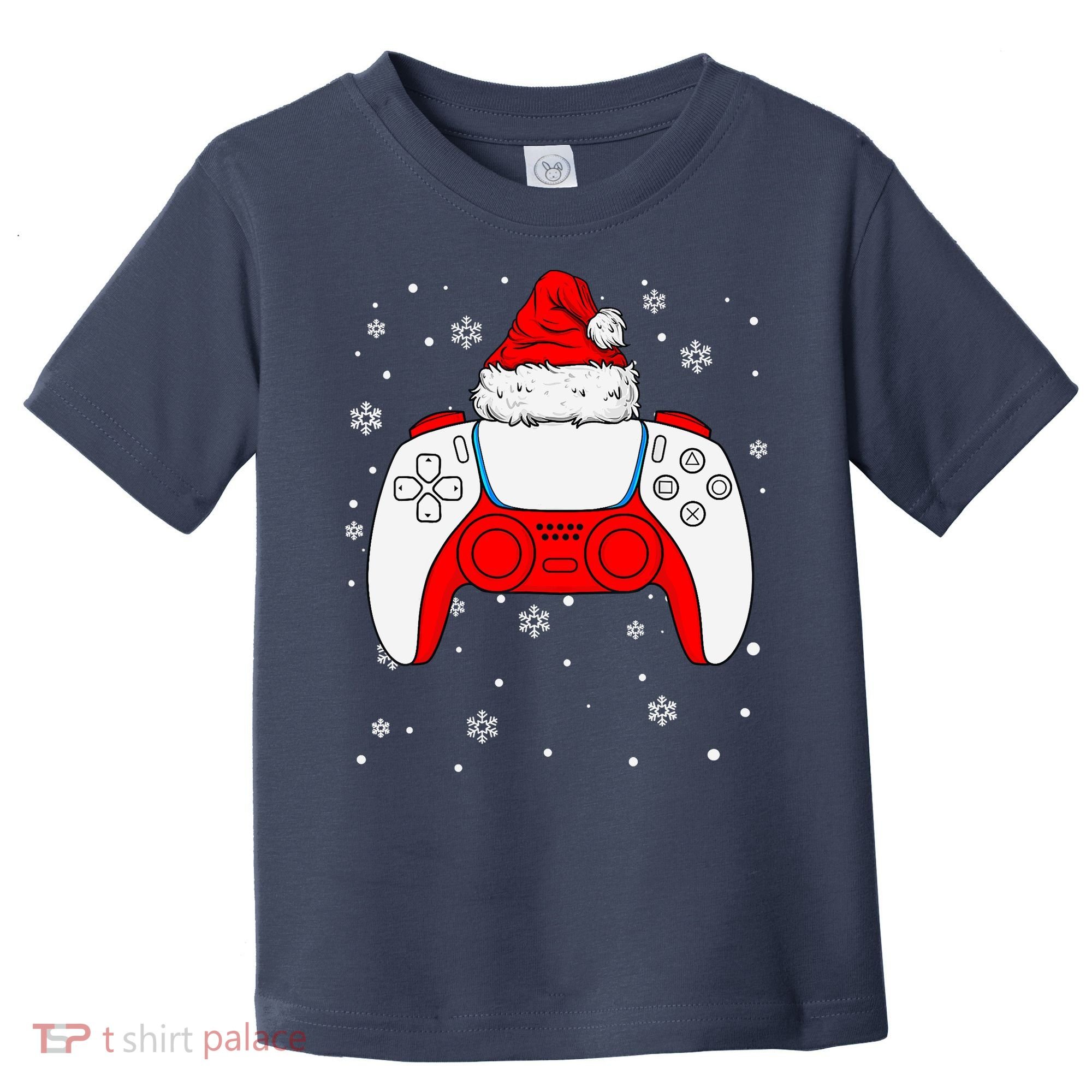 Christmas Santa Gamer Controller Boys Teens Gaming Xmas Toddler T-Shirt