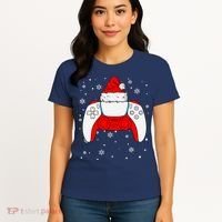 Christmas Santa Gamer Controller Boys Teens Gaming Xmas Women's T-Shirt thumb 4