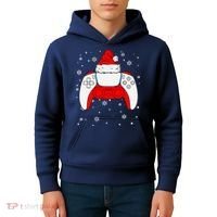 Christmas Santa Gamer Controller Boys Teens Gaming Xmas Kids Hoodie thumb 4
