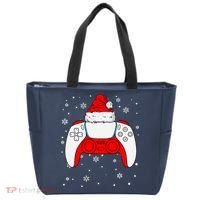 Christmas Santa Gamer Controller Boys Teens Gaming Xmas Tote Bag thumb 0