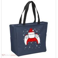 Christmas Santa Gamer Controller Boys Teens Gaming Xmas Tote Bag thumb 2