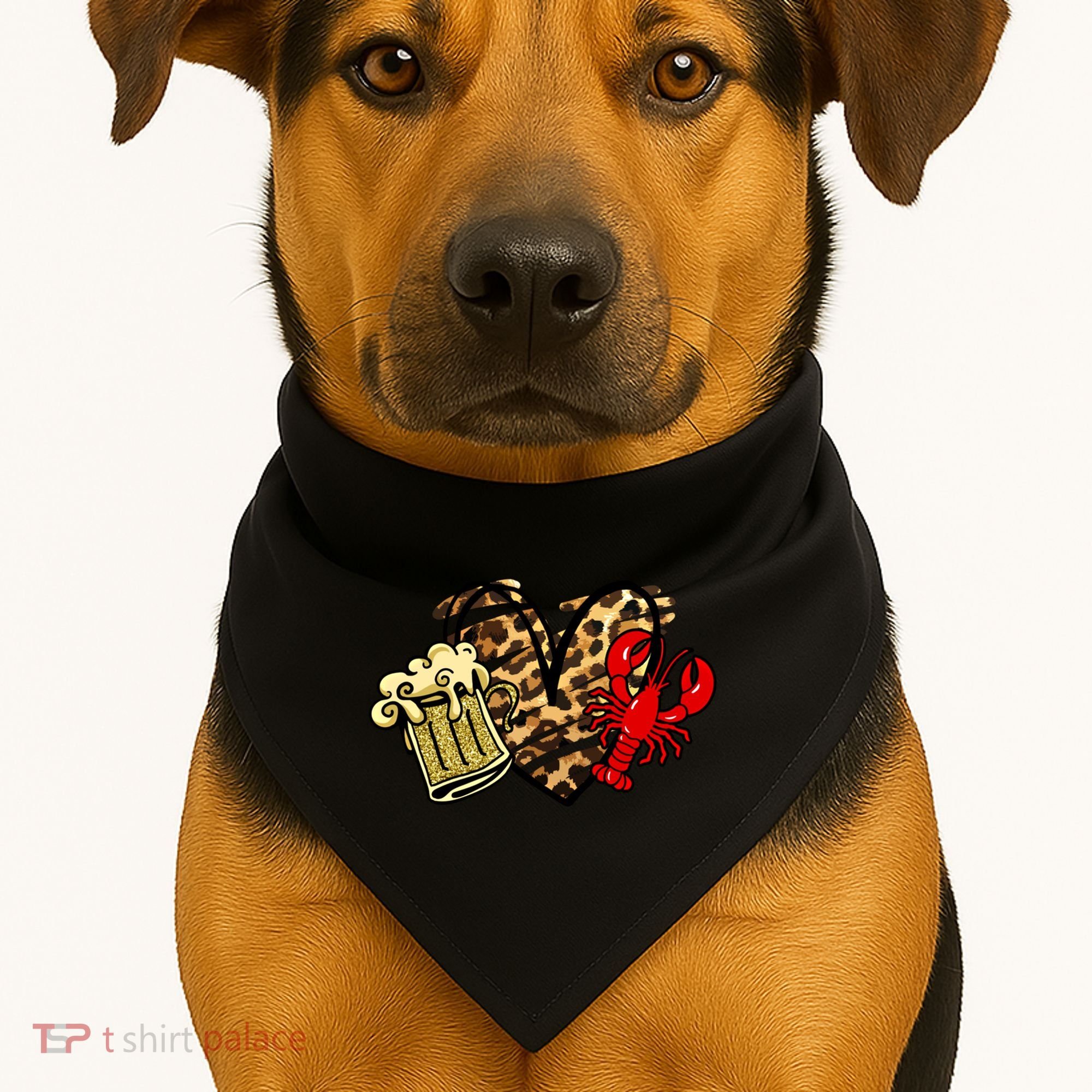 Crawfish Season Gift USA-Made Doggie Bandana