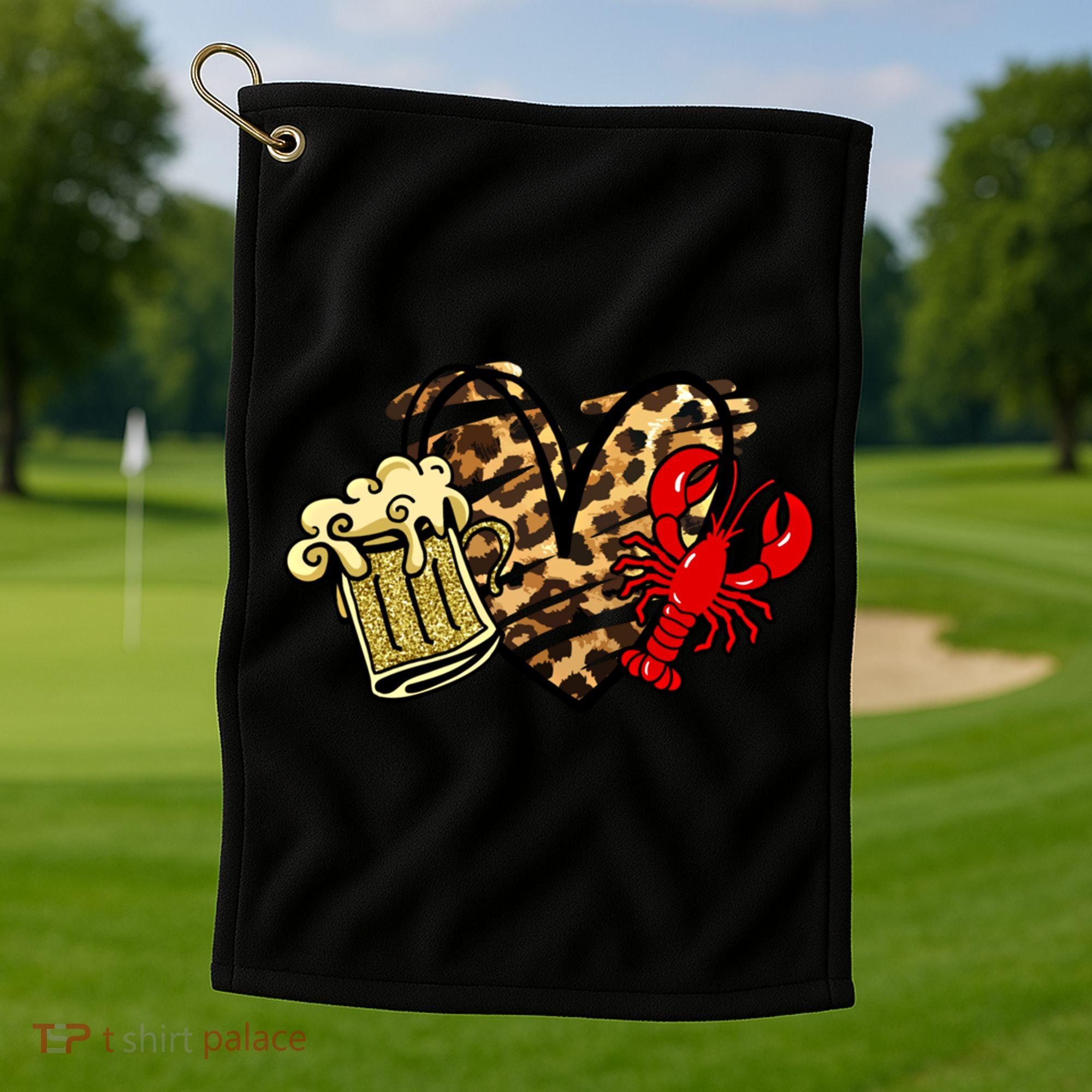 Crawfish Season Gift Golf Towel