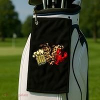 Crawfish Season Gift Golf Towel thumb 2