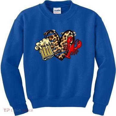 Crawfish Season Gift Kids Sweatshirt