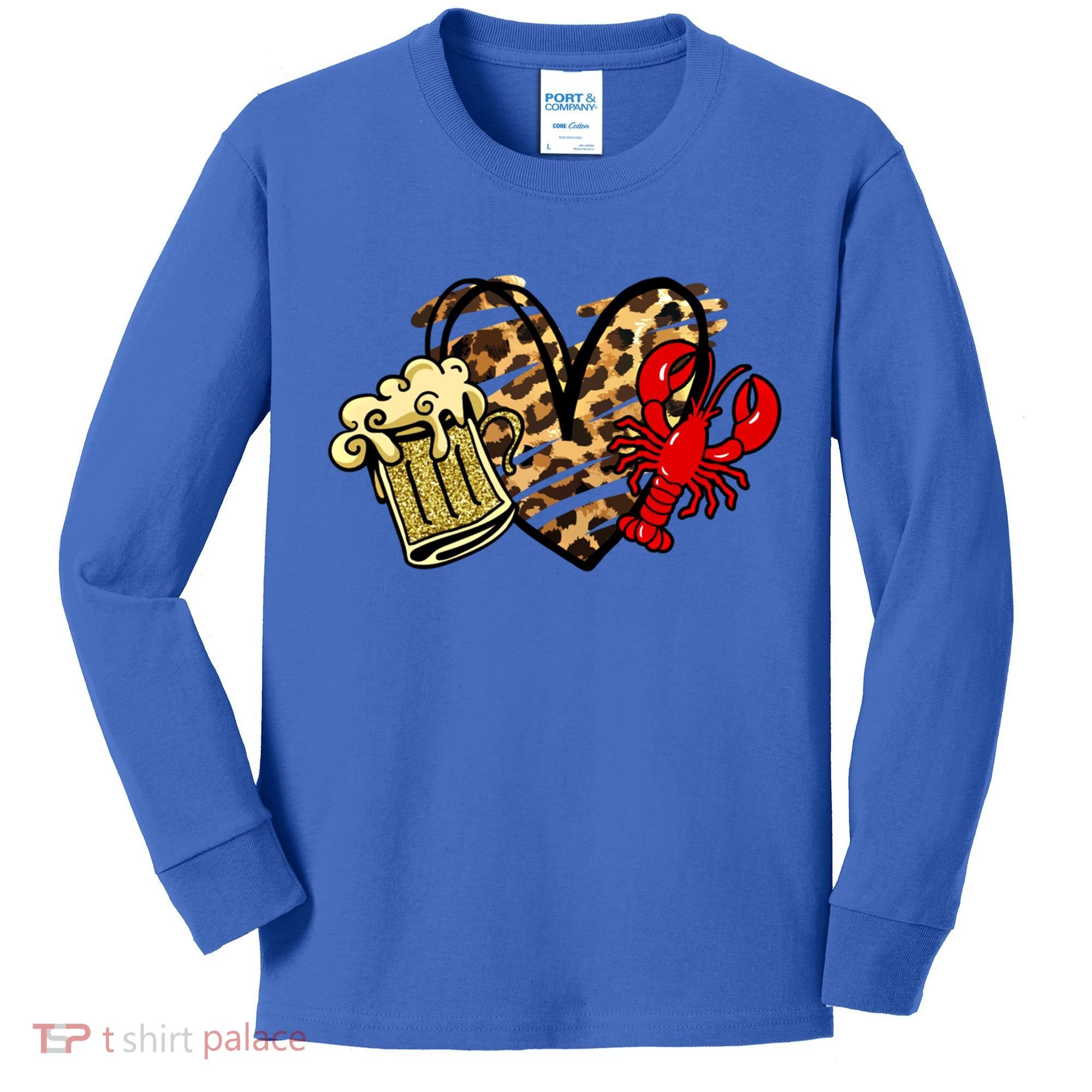 Crawfish Season Gift Kids Long Sleeve Shirt
