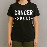 Cancer Sucks Gift Hooded Cancer Gift T-Shirt thumb 4