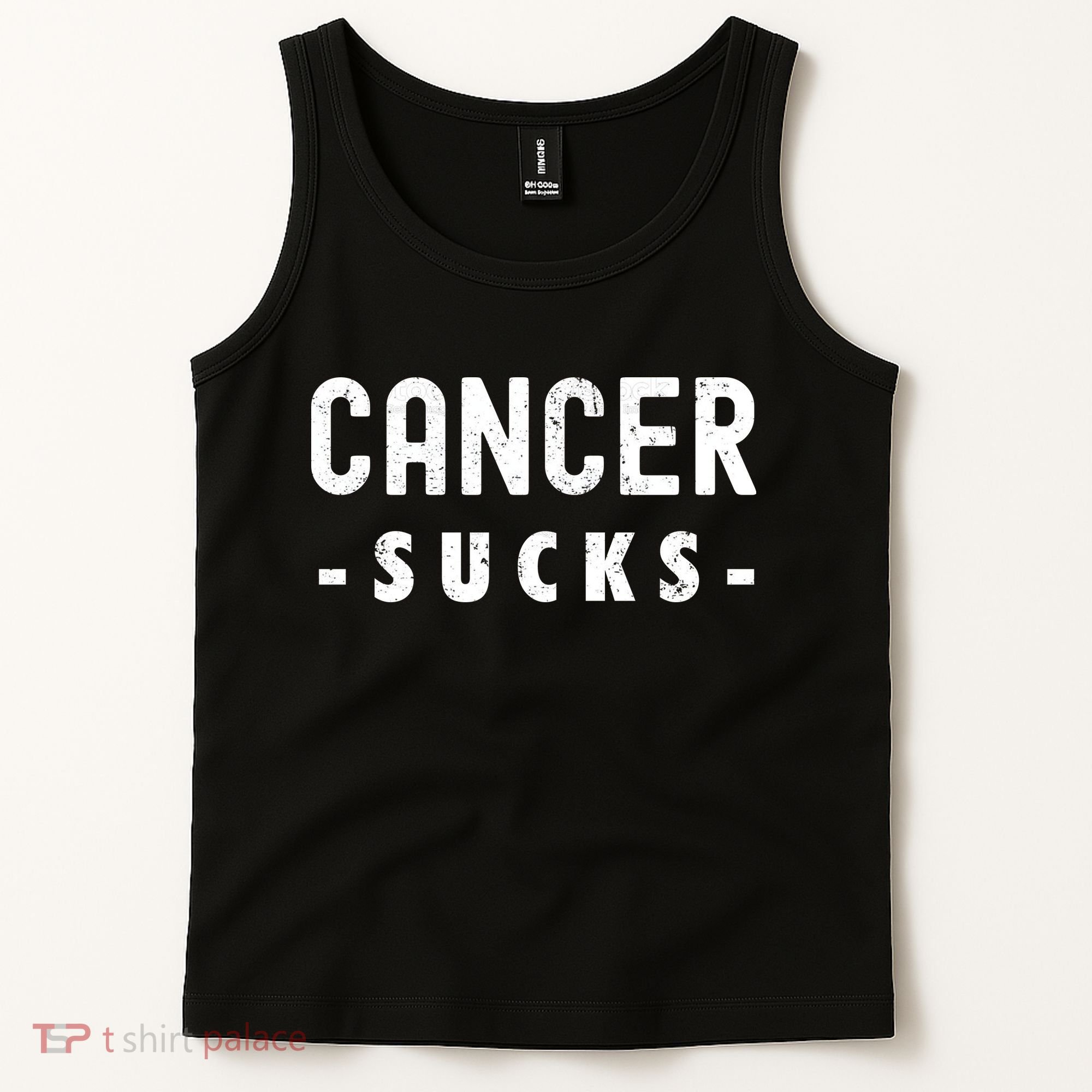 Cancer Sucks Gift Hooded Cancer Gift Tank Top