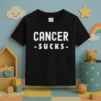 Cancer Sucks Gift Hooded Cancer Gift Toddler T-Shirt thumb 3