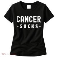 Cancer Sucks Gift Hooded Cancer Gift Women's T-Shirt thumb 0