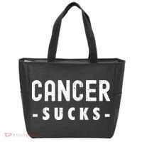 Cancer Sucks Gift Hooded Cancer Gift Tote Bag thumb 0