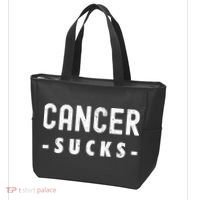 Cancer Sucks Gift Hooded Cancer Gift Tote Bag thumb 3