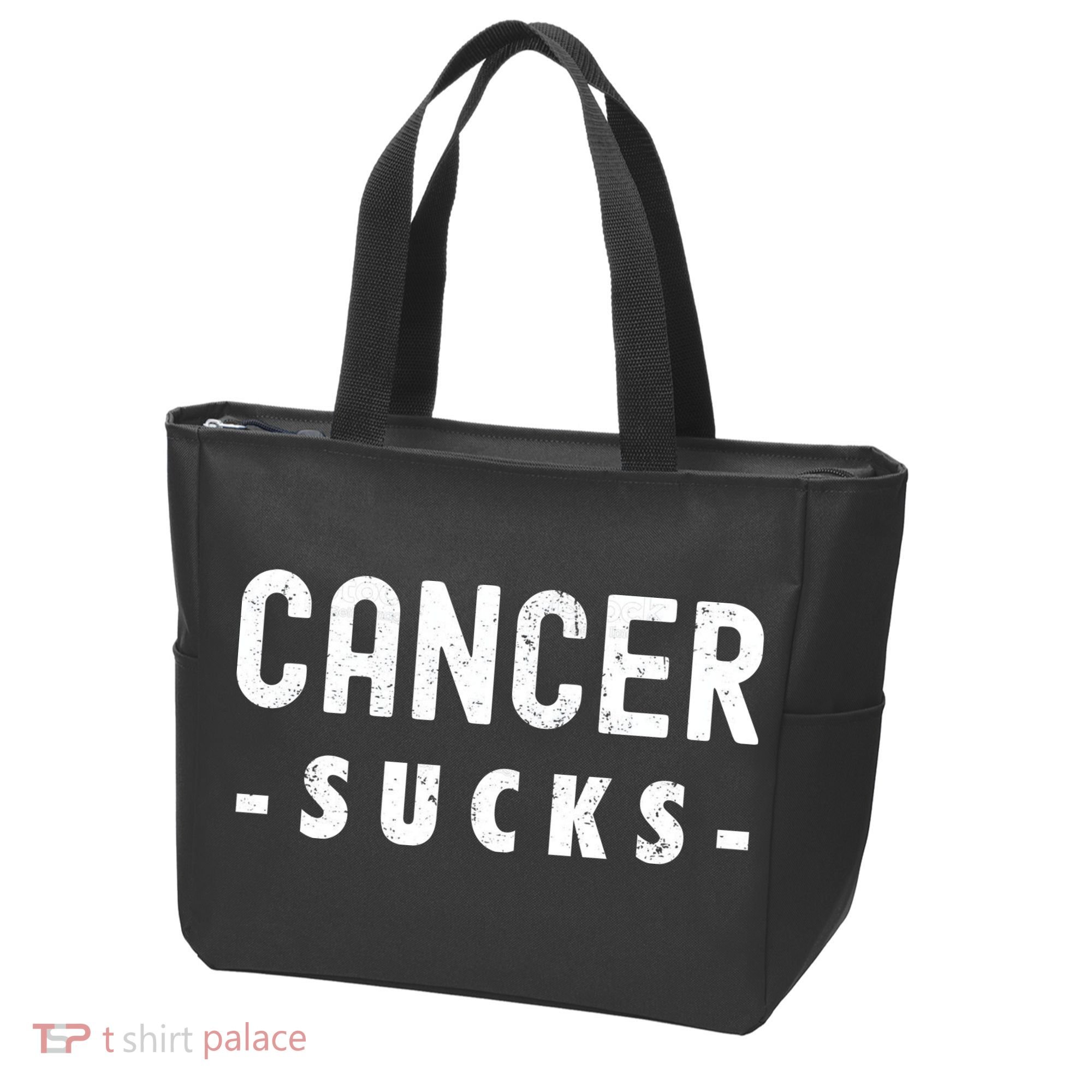 Cancer Sucks Gift Hooded Cancer Gift Tote Bag