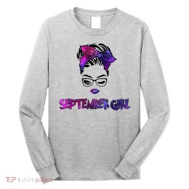 Cute September Girl Long Sleeve Shirt