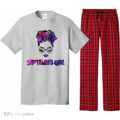 Cute September Girl Pajama Set