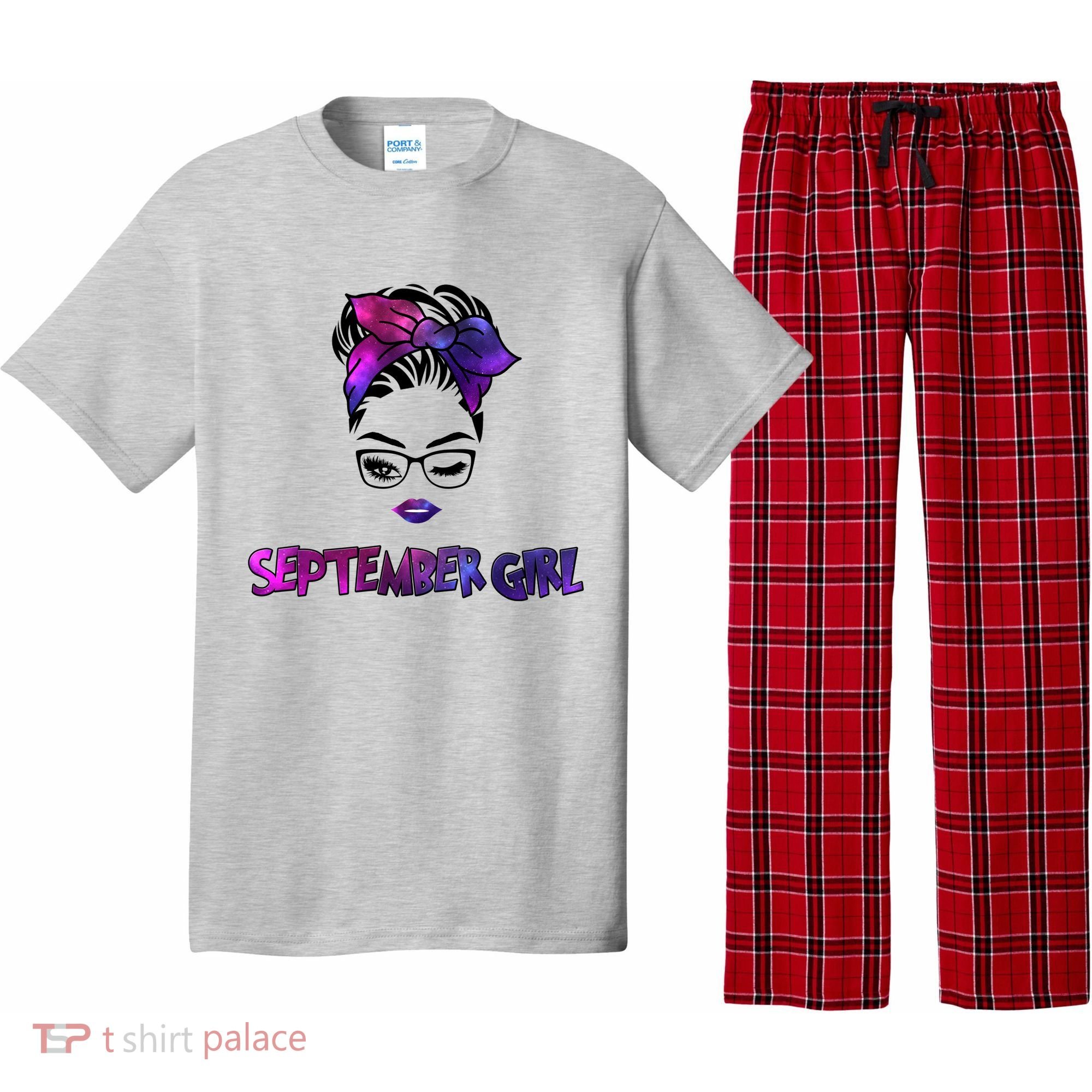 Cute September Girl Pajama Set