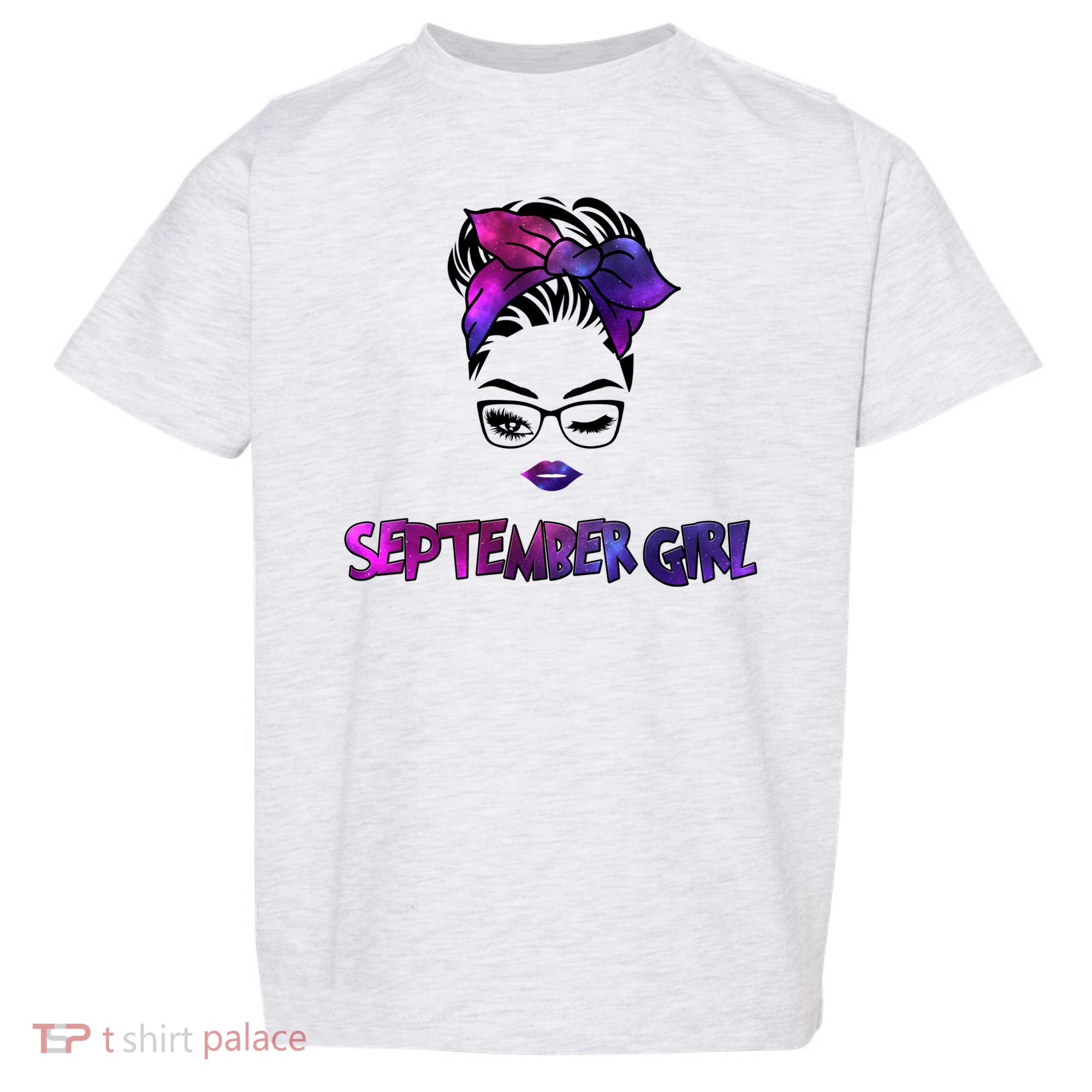 Cute September Girl Toddler T-Shirt