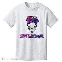 Cute September Girl Kids T-Shirt thumb 0