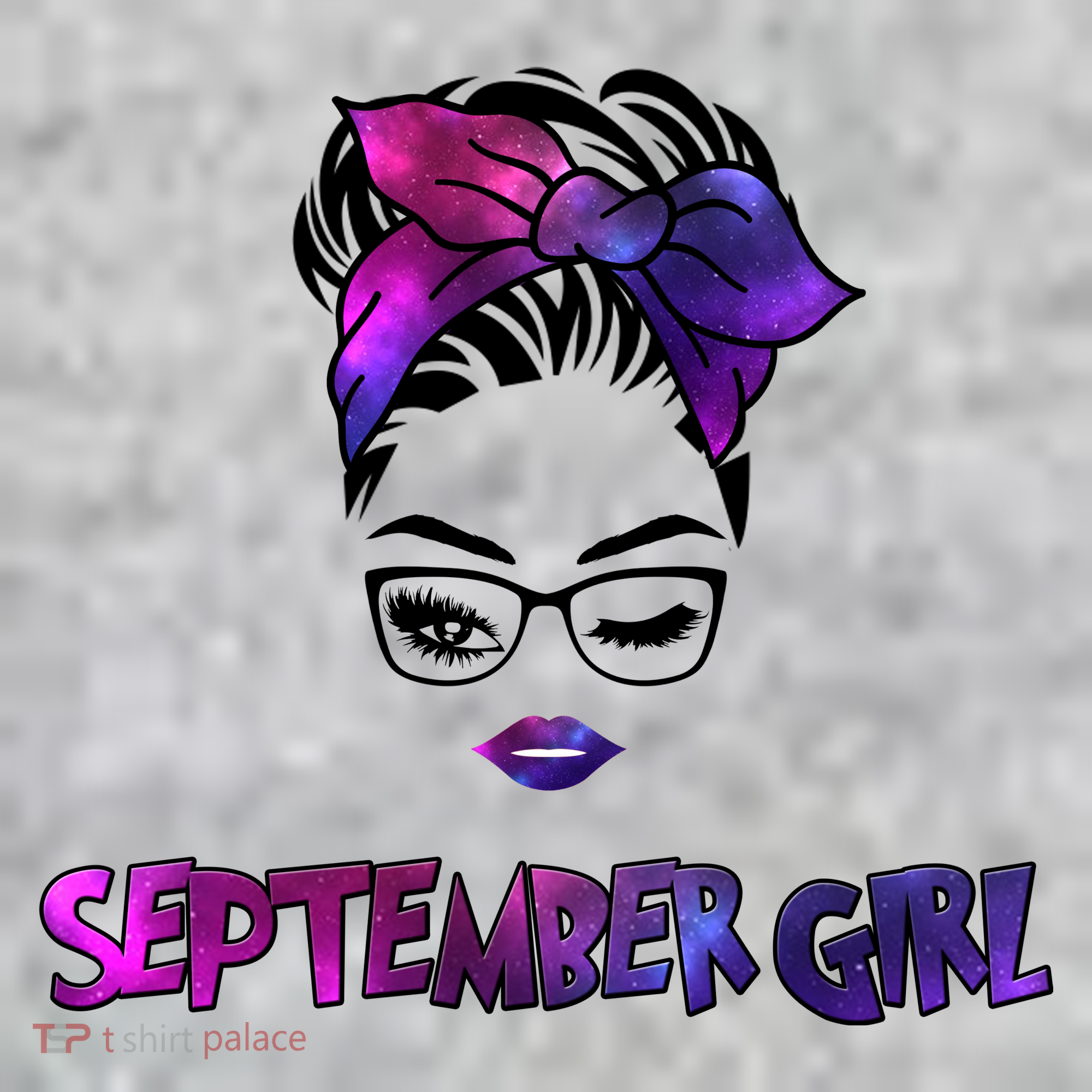Cute September Girl Kids T-Shirt