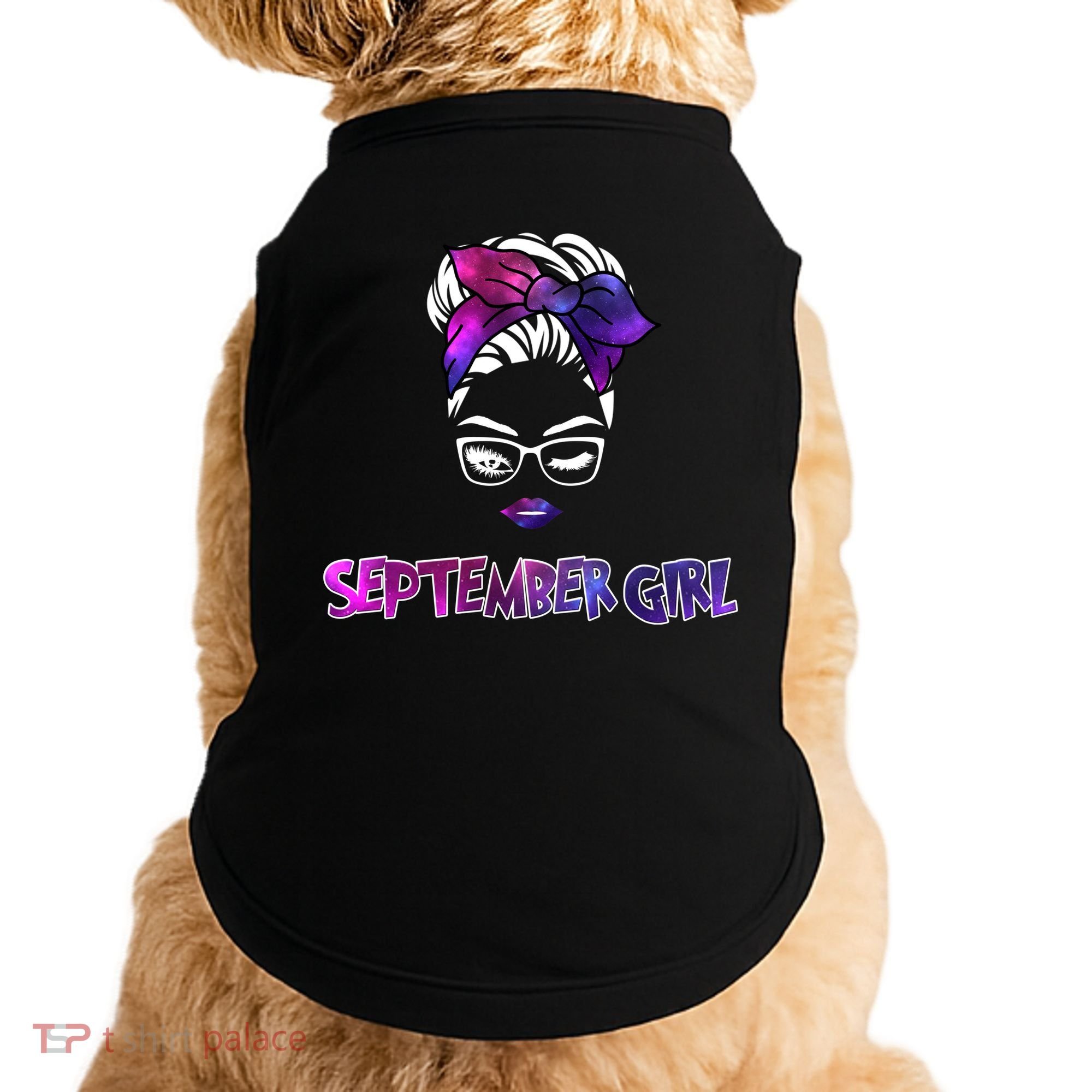 Cute September Girl Doggie Tank