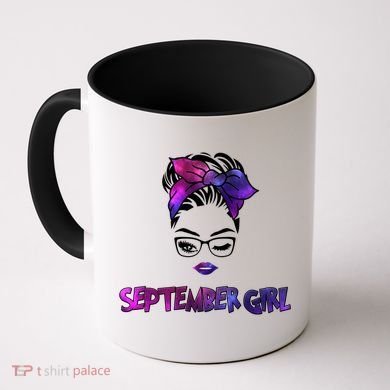 Cute September Girl Coffee Mug