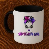 Cute September Girl Coffee Mug thumb 2