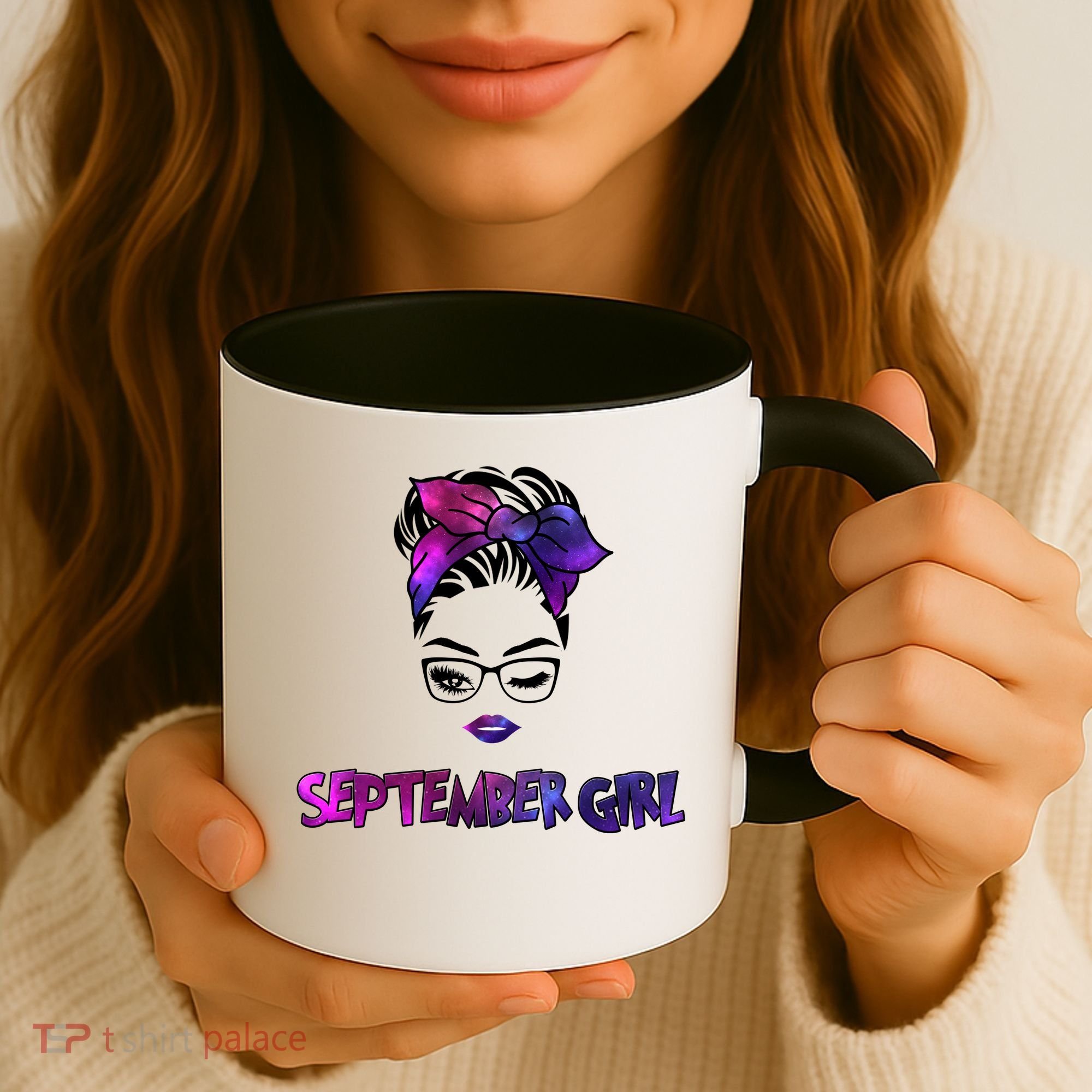 Cute September Girl Coffee Mug
