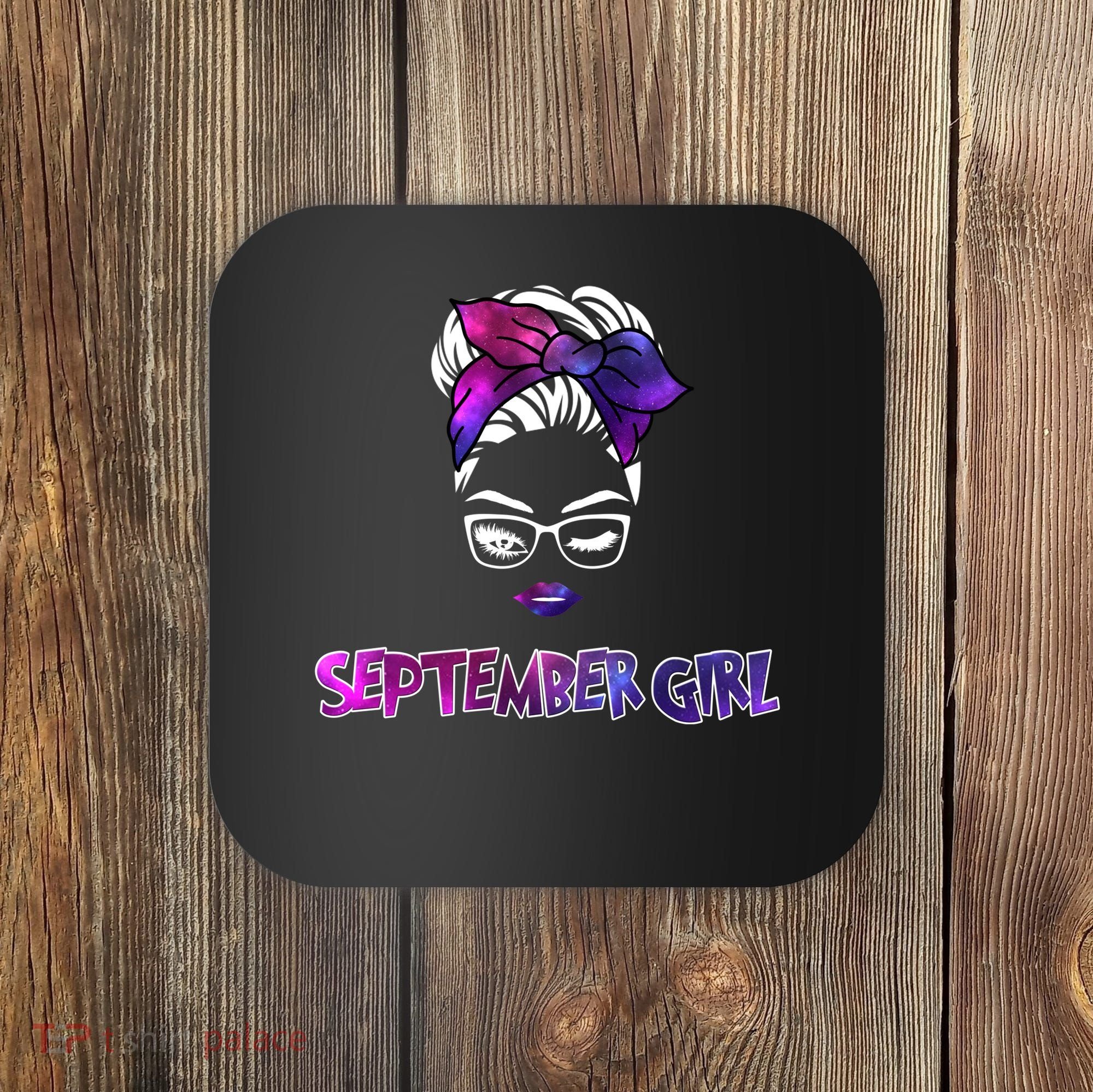 Cute September Girl Coaster