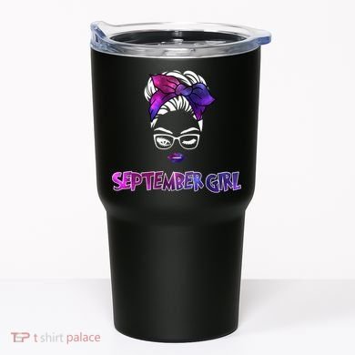 Cute September Girl Tumbler