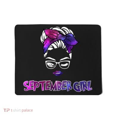 Cute September Girl Mousepad