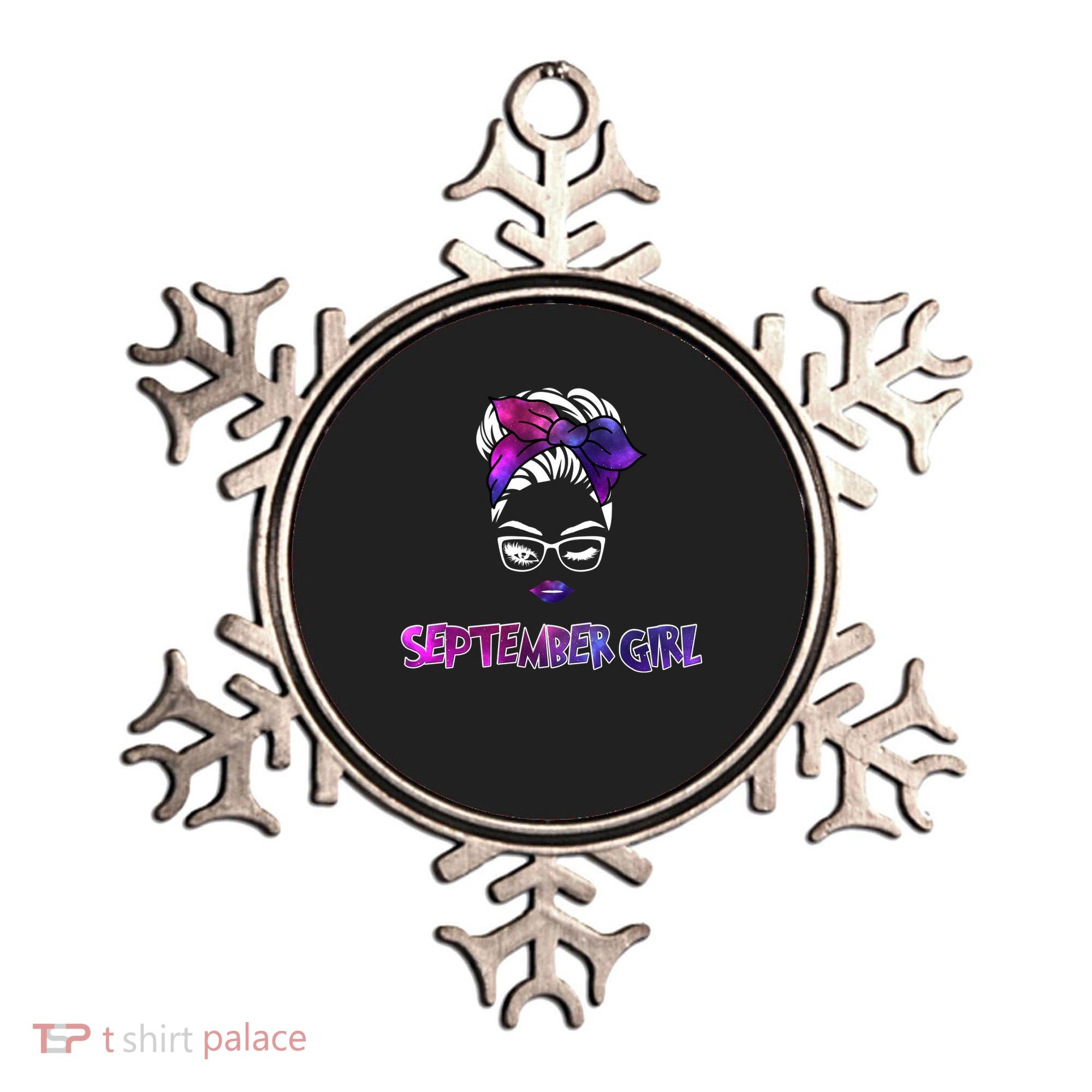 Cute September Girl Ornament