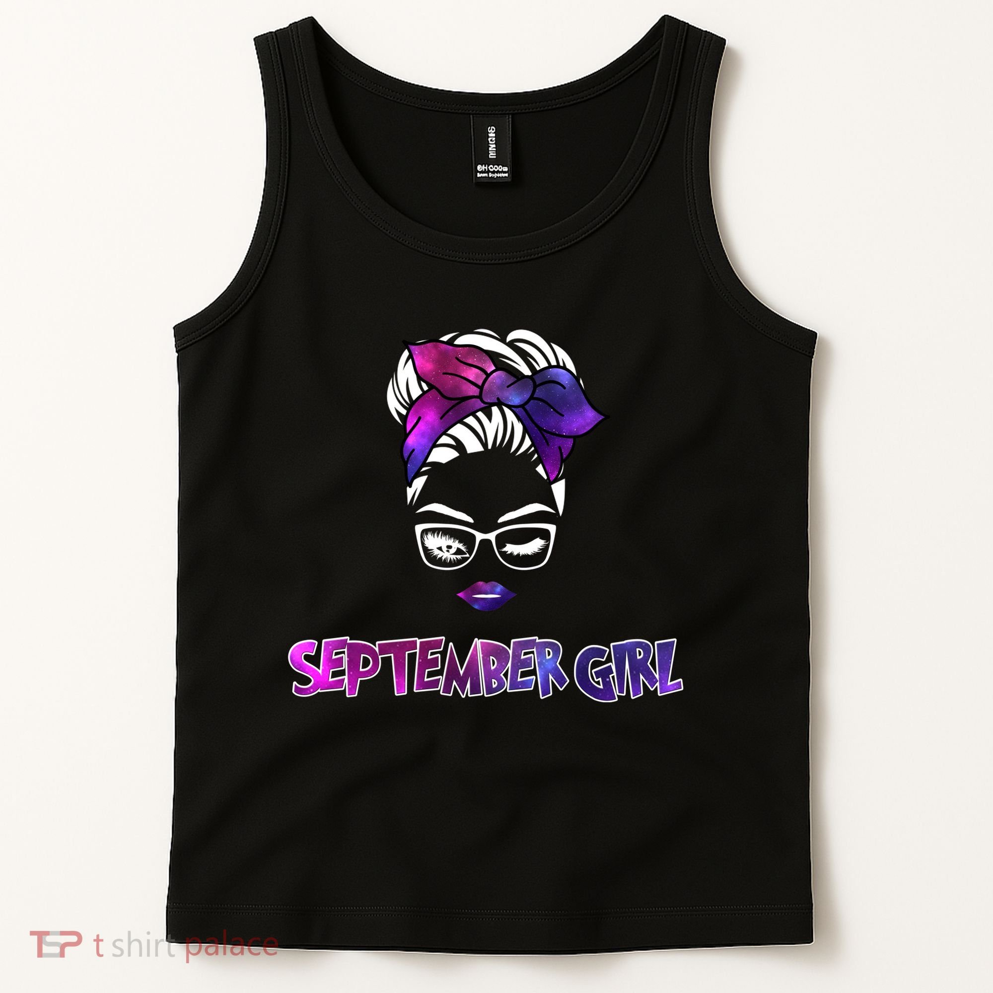 Cute September Girl Tank Top