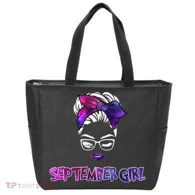 Cute September Girl Tote Bag