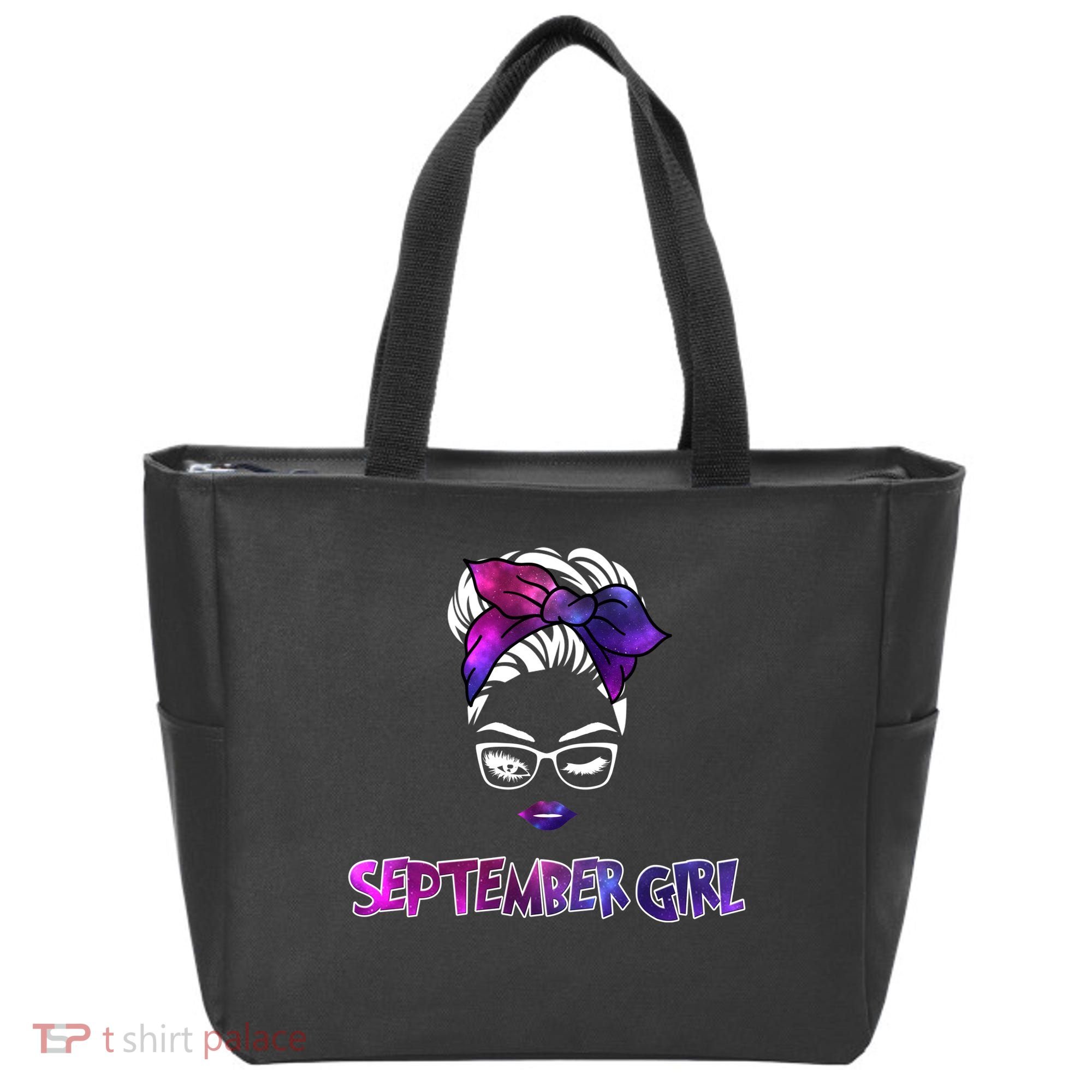 Cute September Girl Tote Bag