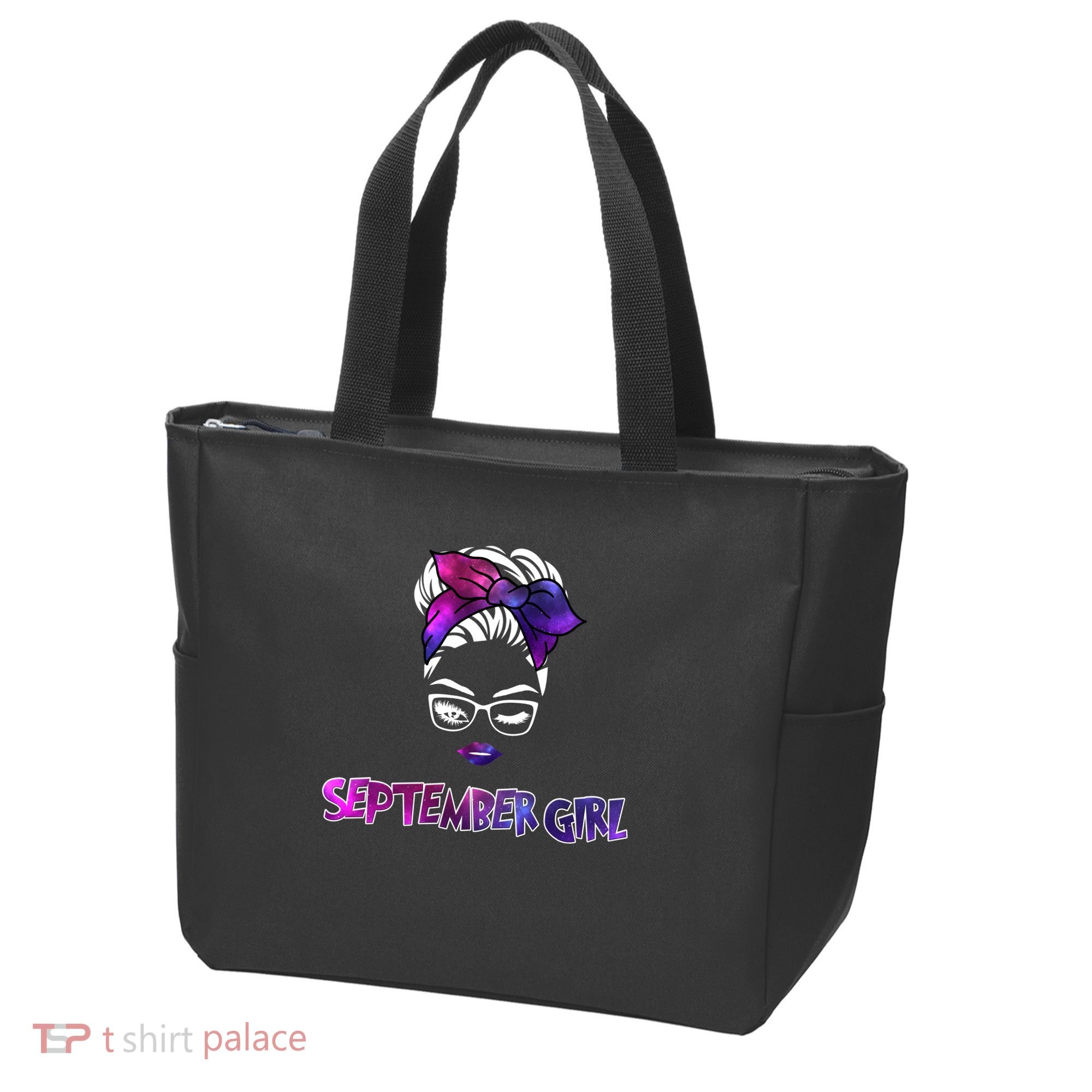 Cute September Girl Tote Bag