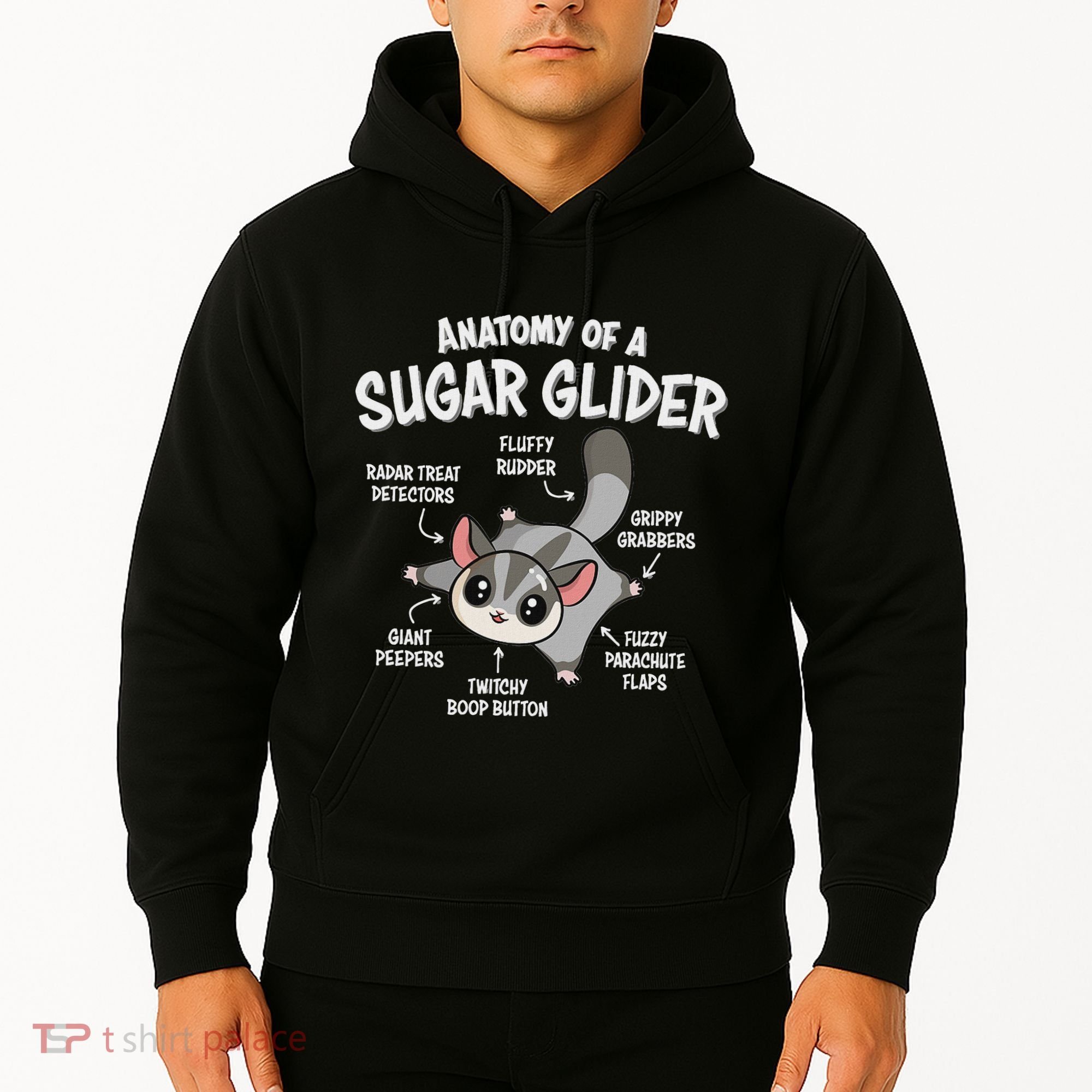 Cute Sugar Glider Lover Hoodie