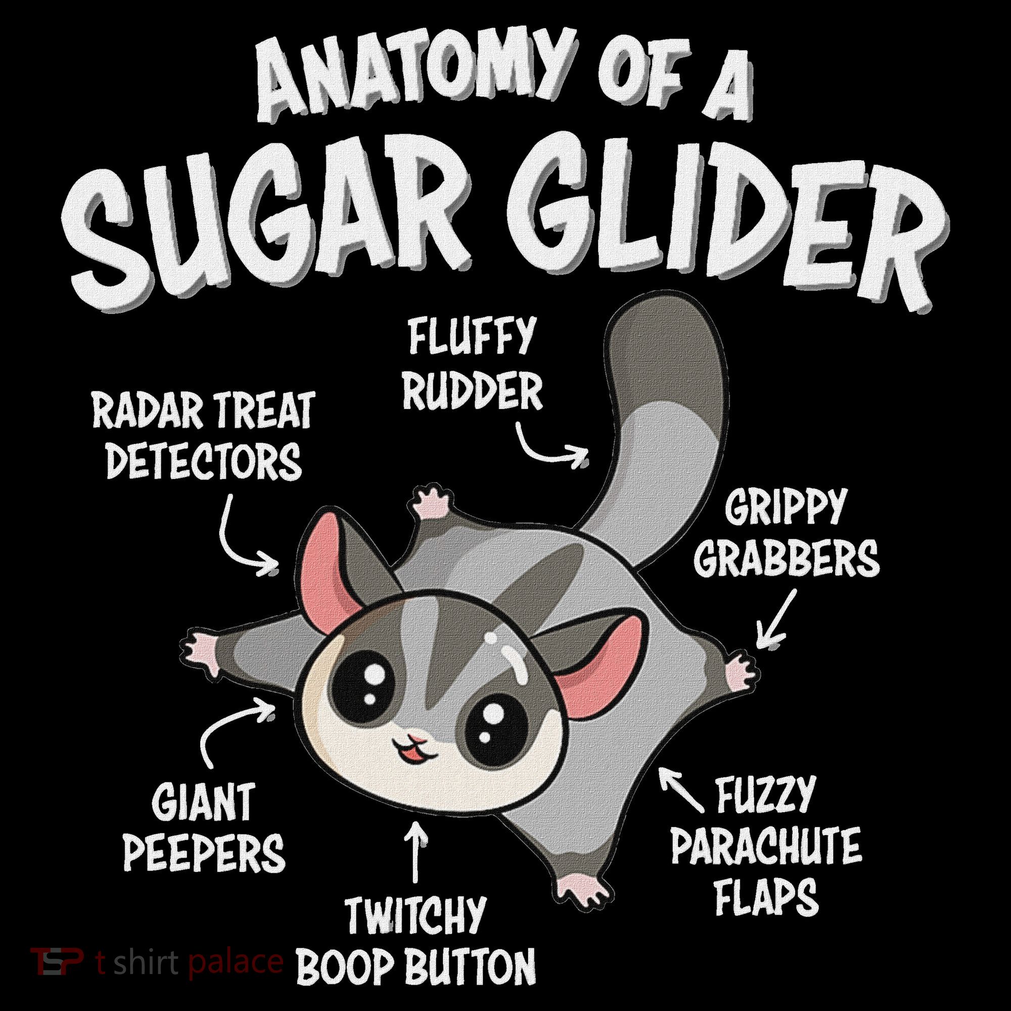 Cute Sugar Glider Lover Hoodie