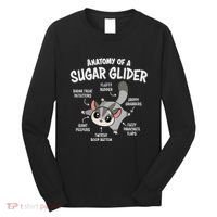 Cute Sugar Glider Lover Long Sleeve Shirt thumb 0